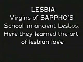 Seksi vintage lezbiyen üçlü
