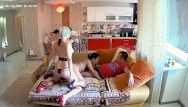 Stepfather stepdaughters threesome hawt act in real