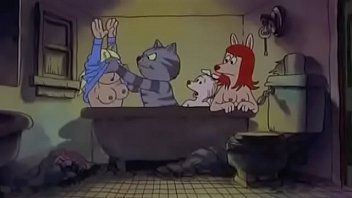 Fritz die Katze 1972: Badewanne Fickfest Teil 1